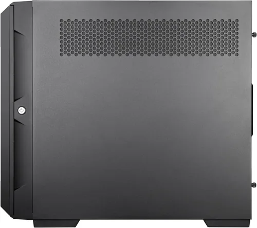 Vista 3 de Silverstone Technology CS382 chasis NAS Micro-ATX de 8 bahías SAS-12G / SATA-6G de alto rendimiento intercambiable en caliente, SST-CS382
