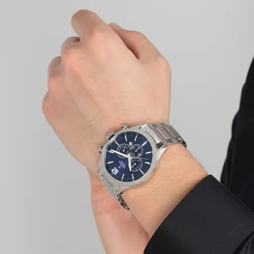 Vista 5 de Festina F203437 - Reloj cronógrafo de cuarzo para hombre con correa de acero inoxidable