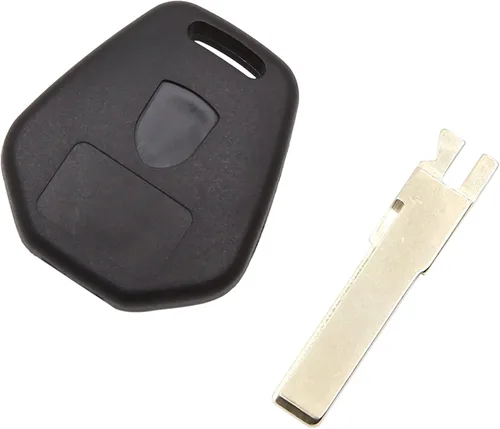 Vista 7 de uxcell Nuevo 3 botones sin cortar insertar llavero control remoto caso Shell reemplazo para Porsche Cayenne 911 996 Boxster S 986