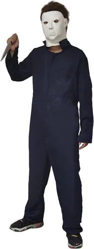 Vista 3 de Disfraz de Halloween de Michael Myers disfraz de cosplay de asesino de terror para adultos