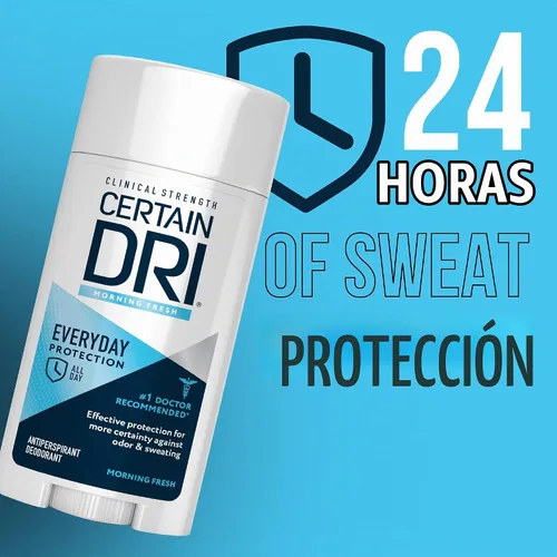 Vista 5 de Certain Dri Fuerza diaria, aroma fresco matutino, 2.6 onzas