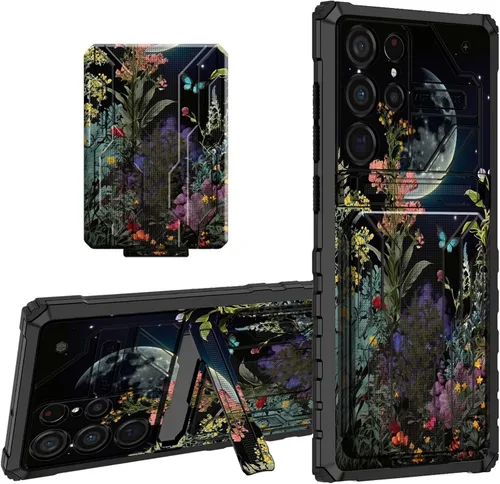 Vista 42 de Funda para teléfono Samsung Galaxy A03S Galaxy A03S Funda tipo cartera con tarjetero y soporte de doble capa de PC duro TPU suave cubierta