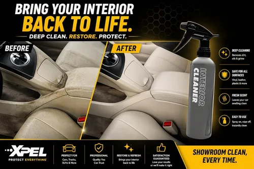 Vista 5 de XPEL Limpiador de interiores, 16 oz, kit de limpiador en aerosol