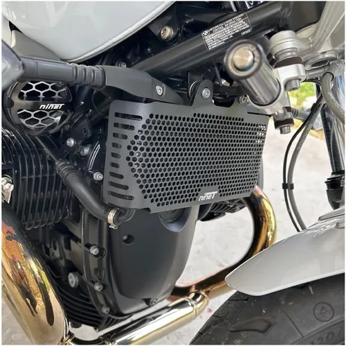 Vista 3 de Motorcycle Radiator Grille, Motorcycle Accessorie for B&MW R Nine T Scrambler Pure Racer Urban G/S Oil Cooler Guard RnineT Radiator Grill Cover