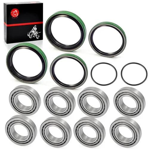 Vista 3 de MOTO1988 Kit de rodamientos y sellos de puntal de rueda delantera para Polaris Sportsman 335 400 500 Magnum 325 425 500 Scrambler 400 500 Worker 335
