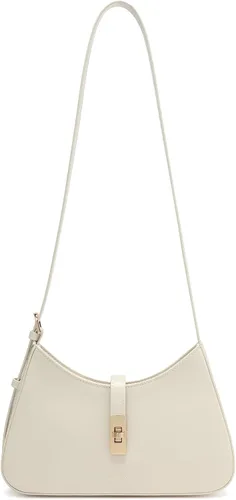 Vista 11 de Keyli - Bolso de hombro de moda para mujer, de cuero vegano, con correa ajustable, bolsos estilo hobo, con asa larga