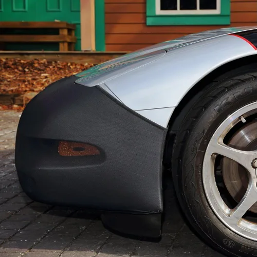 Vista 4 de C5 Corvette NoviStretch Front + Mirror Bra High Tech Stretch Mask Combo Se adapta a: todos los corbetas C5 1997 a 2004