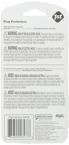 Vista 6 de Safety 1st OutSmart - Cerradura de palanca de puerta a prueba de niños, 1 unidad (paquete de 1) y protectores de enchufes, 36