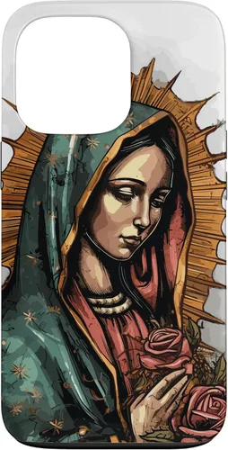 Vista 10 de Funda para iPhone 12 Pro Max Virgen De Guadalupe Católica Virgen De Guadalupe