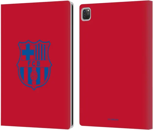 Vista 12 de Head Case Designs Funda de cuero con licencia oficial del FC Barcelona Barca Crest Pattern compatible con Apple iPad Air 2020/2022