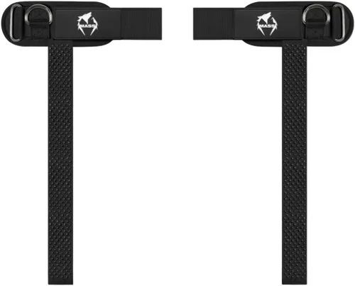Vista 7 de Ekkovision Correas de levantamiento de pesas con anillo en D con puños, soporte de muñeca para hombres, correas de elevación gruesas y cómodas
