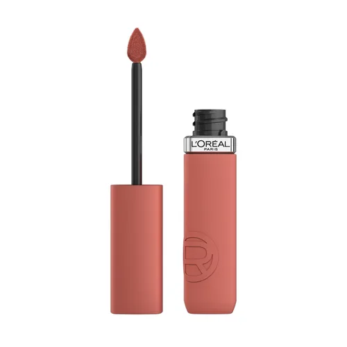 Vista 21 de L’Oréal Paris Infallible Matte Resistance - Labial líquido, hasta 16 horas de duración, tono First Kiss 600, 0.16 onzas líquidas 600 Primer beso