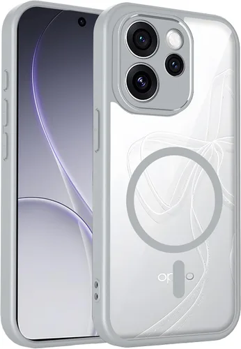 Vista 88 de Funda magnética transparente compatible con Xiaomi 17T, color negro 2 en 1 PC + TPU cubierta de teléfono a prueba de golpes, carcasa protectora