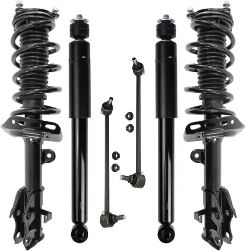 Vista 10 de Detroit Axle - Kit de puntales delanteros de 6 piezas para Ford Escape 2014-2019, 2 puntales y muelles helicoidales, 2 enlaces de barra