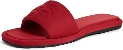 Vista 8 de Tory Burch Sandalias deportivas Double T para mujer Bourbon Miele/Oro