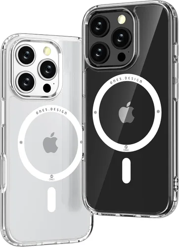 Vista 79 de ONES Funda delgada transparente para iPhone 8 Plus/7 Plus, PC + TPU híbrido, protección contra caídas de grado militar [antiamarillamiento], funda