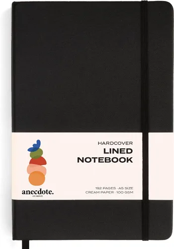 Vista 24 de ANECDOTE. Cuaderno pequeño (paquete de 2) – Diario de bolsillo de alta calidad para escribir notas – Compacto, duradero, diario de viaje ideal