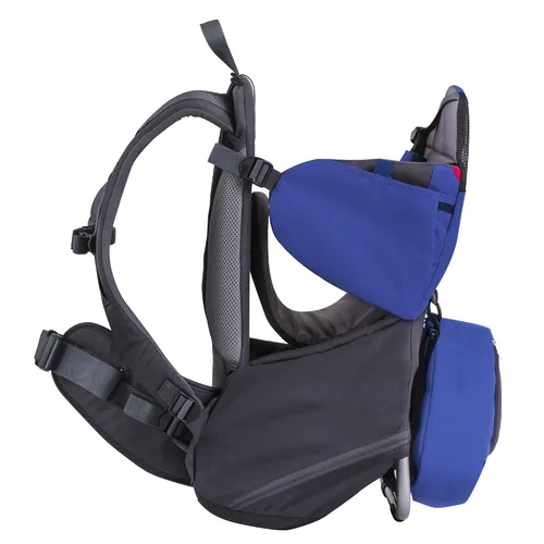 Vista 4 de Phil & Teds Parade Mochila para llevar bebé, ligera, talla única , Azul/Gris