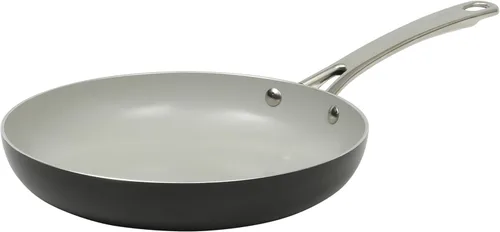 Vista 12 de Sur La Table Kitchen Essentials Potluck Porch - Sartén para saltear de 4.5 cuartos, sartén profunda para freír con tapa, aluminio, utensilios