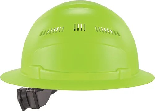 Vista 9 de Ergodyne Skullerz 8968 Sombrero duro de ala completa ligera con ventilación ajustable - Tipo 1, Clase C