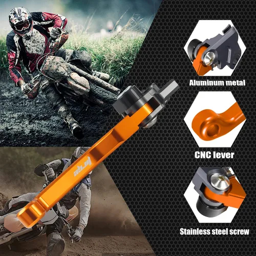 Vista 6 de Manija de palanca de freno de embrague de pivote plegable CNC para motocicleta SX XCW XC SX-F XC-W XC-F XCF-W EXC-F 125 150 250 300 450 500 Dirt