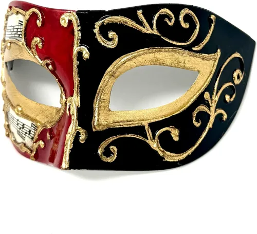 Vista 10 de Máscara de estilo steampunk para hombre, máscara de Mardi Gras, disfraz de Halloween, boda, fiesta, cosplay
