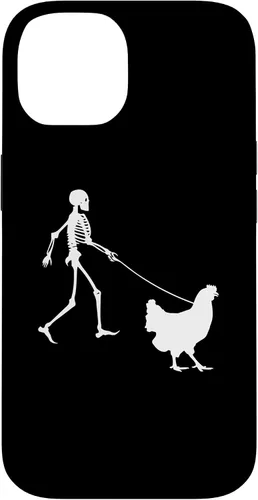 Vista 4 de iPhone 16 Matching Family chicken Skull Costume Halloween Case
