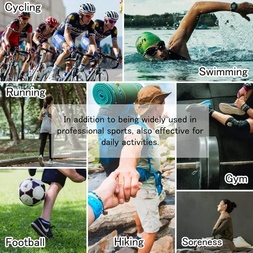 Vista 6 de 3 rollos de cinta impermeable sin cortar de 4 pulgadas, cinta atlética de 4 pulgadas, cinta atlética de 4 pulgadas, cinta de rodilla autoadhesiva