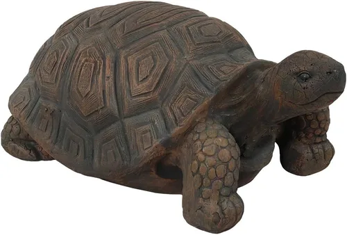 Vista 10 de Sunnydaze - Estatua de tortuga de Tanya the Garden – Decoración de jardín de tortuga para patio, césped, decoración de patio, 20 x 12 pulgadas