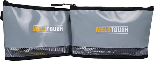 Vista 9 de MELOTOUGH material impermeable 12 pulgadas bolsa de herramientas con cremallera 2 unidades, bolsa de herramientas multiusos para herramientas