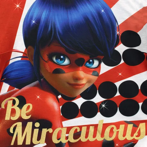 Vista 3 de Pijama para niña Miraculous Ladybug, 12, Rojo