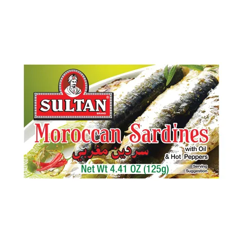 Vista 7 de Sultan Sardinas Marroquíes de Temporada en Aceite con Chiles, 100% Completamente Natural, Alta Proteína, Sin Aditivos, Sin Conservantes, Paleo