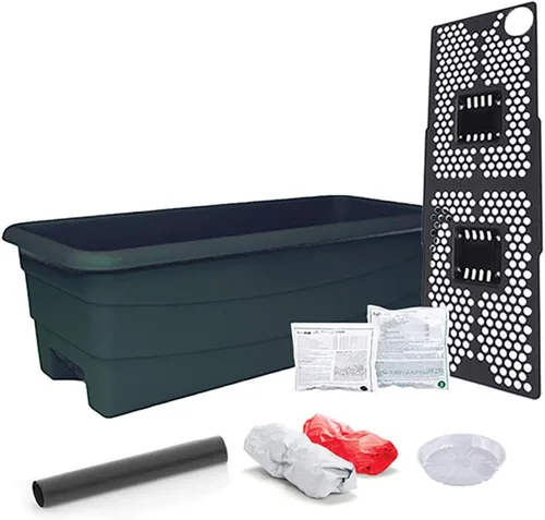 Vista 10 de EarthBox 80653 Junior Garden Kit, Orgánico, Chocolate