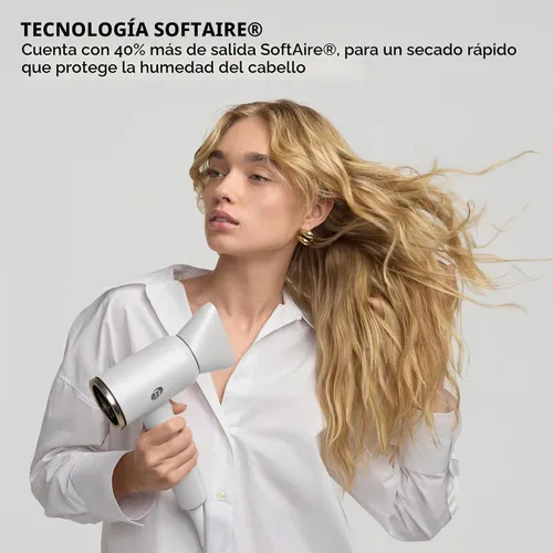 Vista 9 de T3 Aire IQ Kit de secador de pelo con concentrador de secado rápido, concentrador de estilo, difusor y soporte para secadora Golpes rápidos