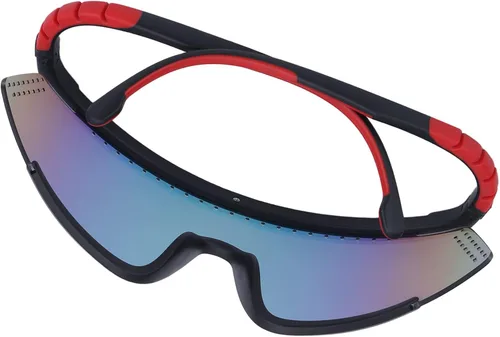Vista 5 de VGEBY Gafas de sol para bicicleta gafas de sol de ciclismo para bicicletas gafas de sol MTB Bike Can Mount Myopía Frame amarillo