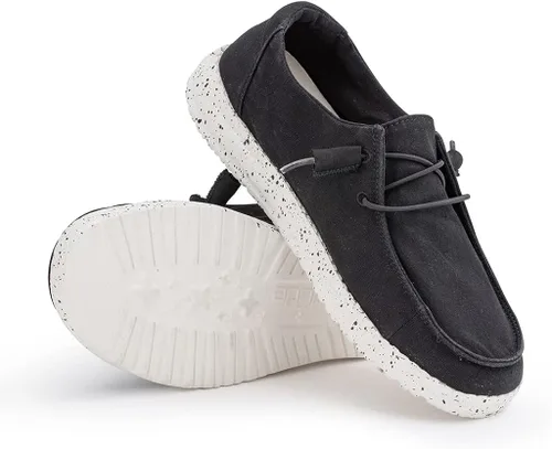 Vista 4 de Hey Dude Wendy Chambray para mujer Zapatos de mujer Mocasines con cordones para mujer Cómodo y ligero