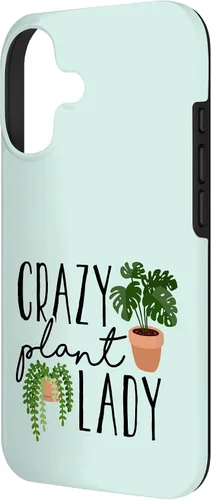 Vista 2 de Crazy Plant Lady - Cute Plant Lovers Gardening Theme Case for iPhone 17