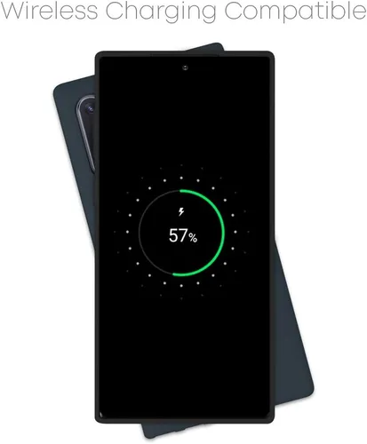 Vista 5 de GOOSPERY Soft Feeling Jelly para Samsung Galaxy Note 10 Case (2019) Cubierta de parachoques delgada sedosa (negro)