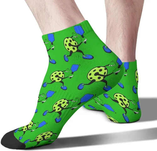 Vista 2 de devor Mens No Show Socks Low Cut Socks Men Hidden Sock Fashion PICKLEBALL Socks