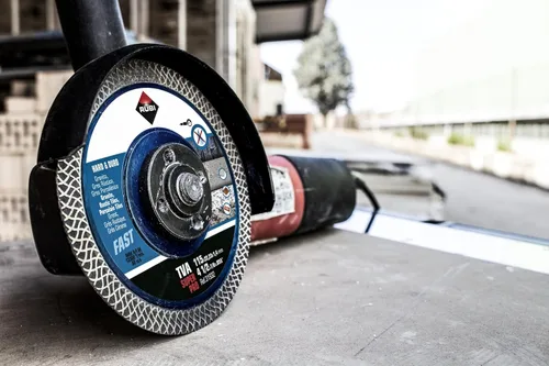 Vista 2 de RUBI Materiales duros Turbo Viper Diamond Blade Corte en seco de granito, baldosas rústicas, Klinker, Refractarios, Pizarra y Porcelánico D.