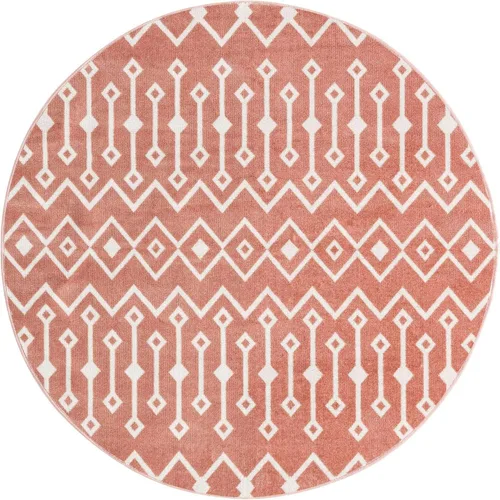 Vista 28 de Unique Loom Bohemian Trellis Collection - Alfombra rectangular de 2 x 3 pies 1 pulgada, color rosa polvoriento/marfil
