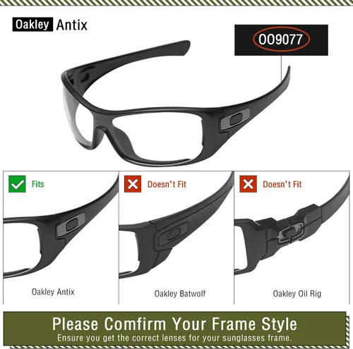 Vista 6 de OSharp Lentes de repuesto de rendimiento para gafas de sol Oakley Antix