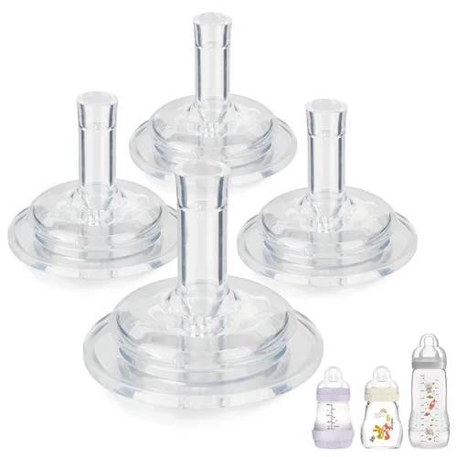 Vista 10 de Tetinas de vaso para botella MAM Easy Start, biberones de vidrio y biberones de vidrio fáciles de activar, taza de entrenamiento de plástico 4