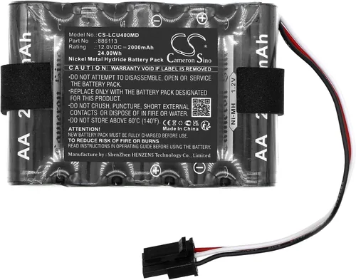 Vista 3 de Cameron Sino - Batería de repuesto para unidad de succión compacta LCSU4 (2000 mAh)