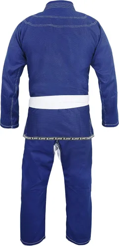 Vista 6 de Jiu Jitsu Gi BJJ Gi brasileño para hombre uniforme de Kimonos ligero preencogido con cinturón blanco