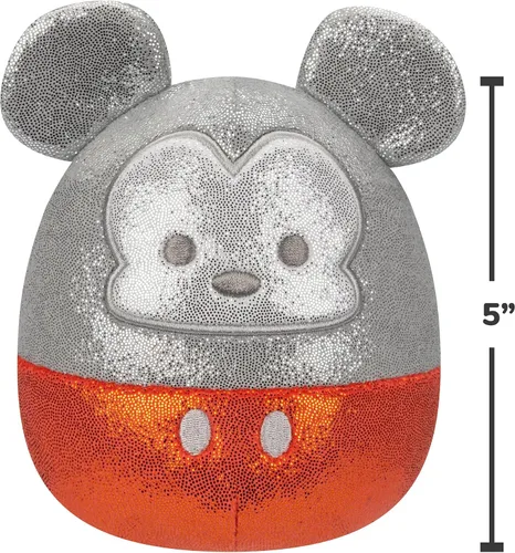 Vista 3 de Squishmallows Original Disney100 - Juego de 5 cajas de felpa de 5 pulgadas, peluche oficial de Jazwares Little Ultrasoft - Exclusivo de Amazon
