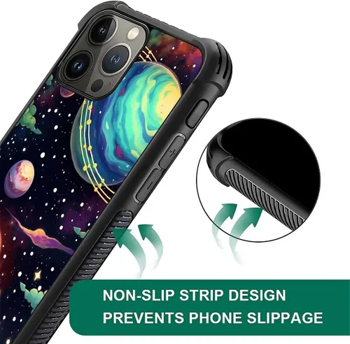 Vista 131 de Funda compatible con iPhone 15, diseño de elefantes africanos, diseño increíble a prueba de golpes, antiarañazos, carcasa trasera de policarbonato