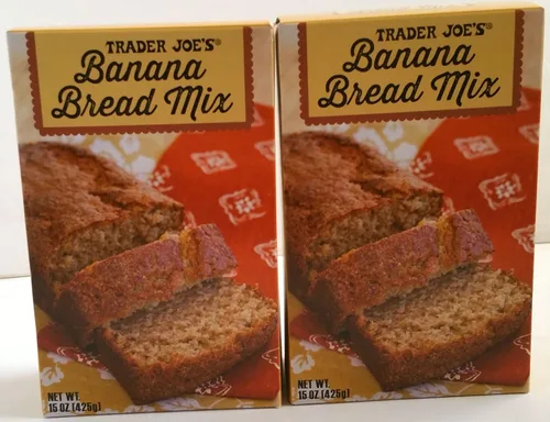 Vista 6 de Trader Joe's - Mezcla de pan de plátano - Peso neto 15 oz (425 g) - 2 cajas