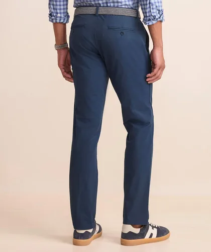Vista 4 de vineyard vines Pantalones ajustados para llevar azul (Blue Blazer)