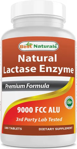 Vista 11 de Best Naturals Tabletas de alivio de intolerancia a la lactosa con enzima lactasa natural, lactasa de acción rápida de alta potencia, 9000 ALU FCC
